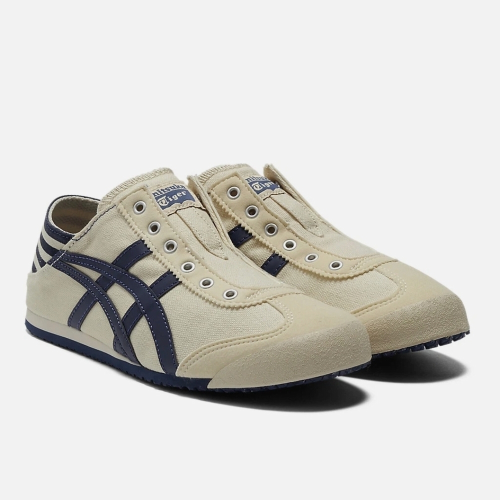 Onitsuka Tiger by Asics Men's Cream and Navy Sneakers